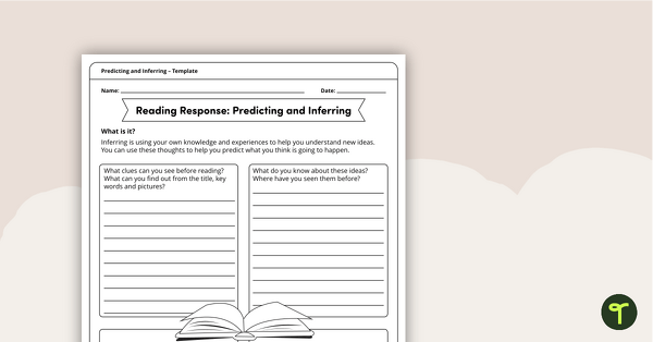 Reading Response Journal – Comprehension Templates undefined