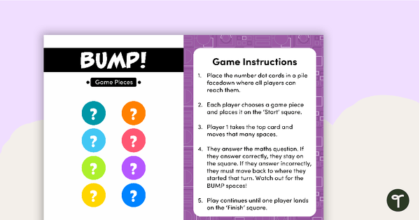 Bump! – Subtraction to 10 Game teaching resource