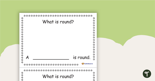 What is Round? Concept Book teaching resource
