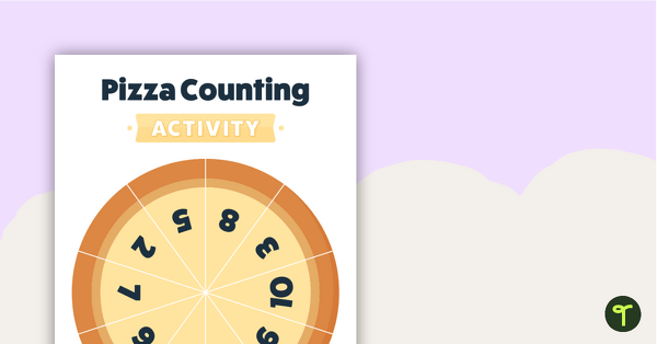 Go to Pizza Counting Activity - Subitizing Activity teaching resource