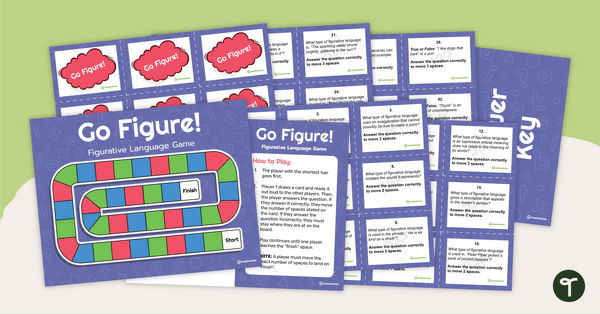 Preview image for Go Figure! - Figurative Language Game - teaching resource