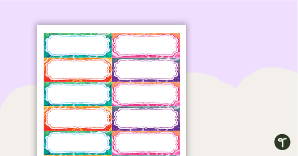 Go to Spinning Circle Desk Name Tags teaching resource