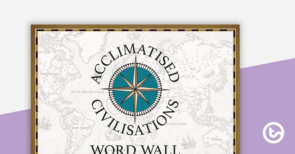 Go to Acclimatised Civilisations – Word Wall teaching resource