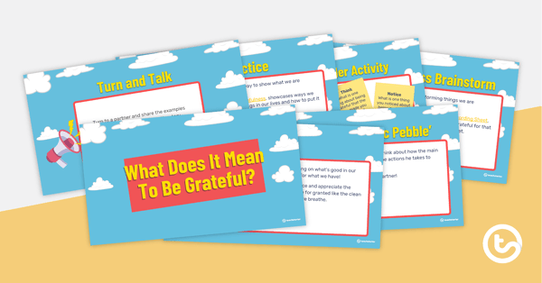 What Does It Mean To Be Grateful? PowerPoint teaching resource
