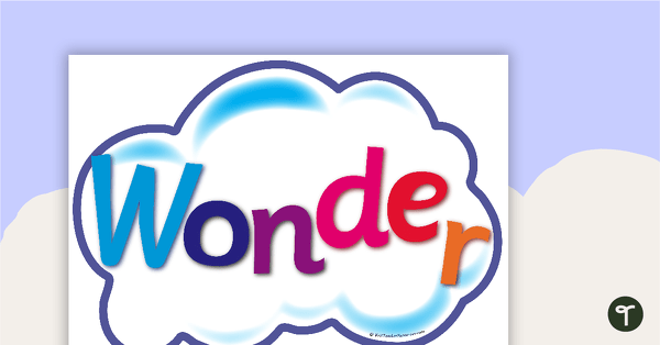 Our Wonder Wall - Display Posters teaching resource