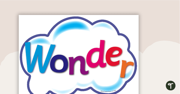 Our Wonder Wall - Display Posters teaching resource
