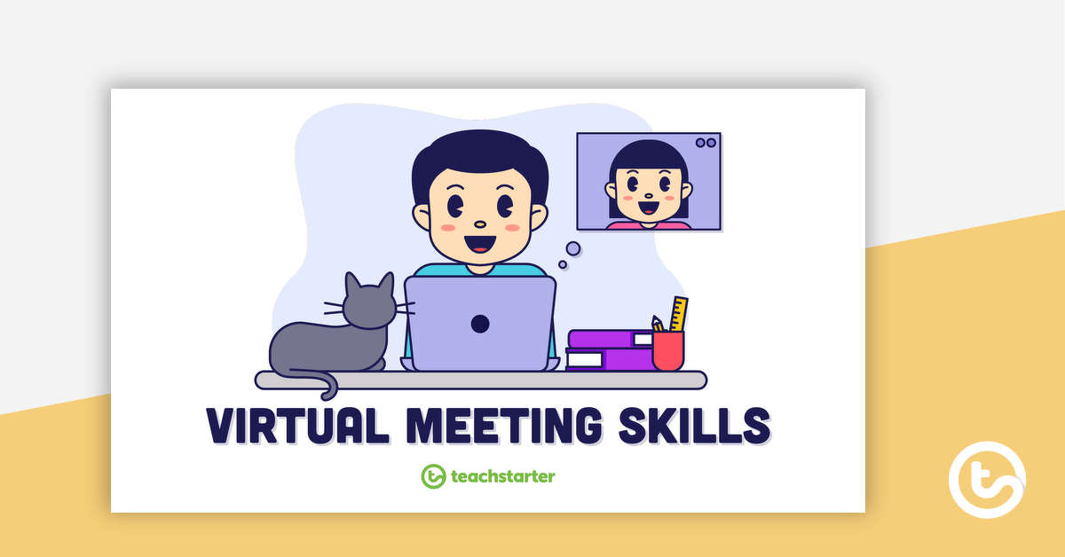 Virtual Meeting Skills – Teaching Presentation teaching resource