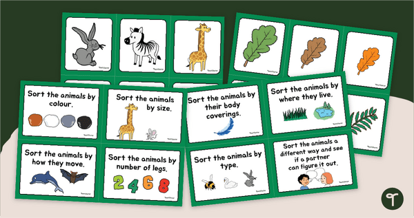 Go to Plant and Animal Sort – Task Cards teaching resource