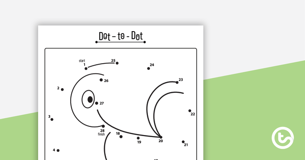 Go to 3 x Simple Dot-To-Dot Worksheets - Counting By Ones teaching resource