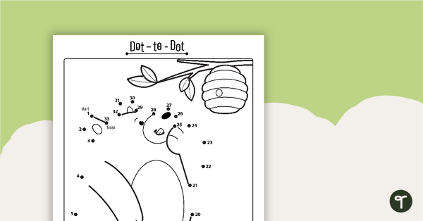 Simple Connect the Dots Worksheets - Counting By Ones teaching resource