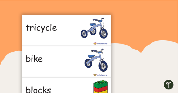 36 Toy Vocabulary Words teaching resource
