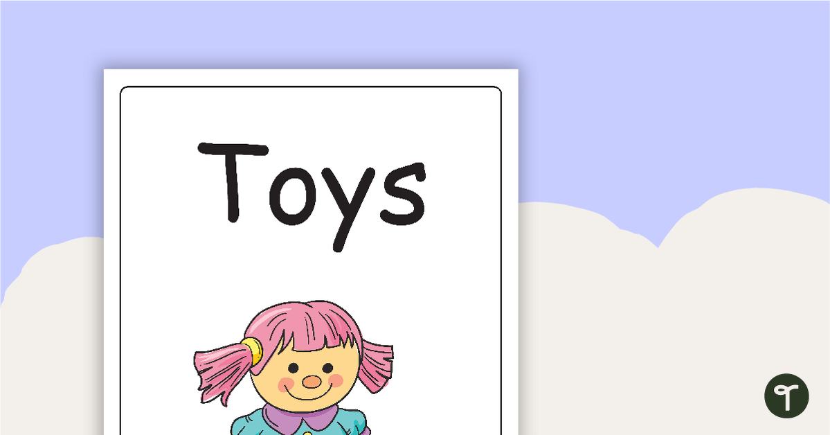 36 toy vocabulary words teach starter