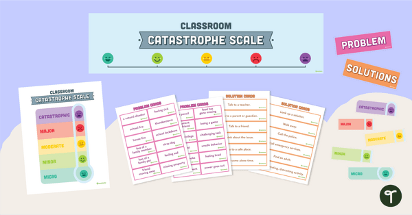 预览image for Classroom Catastrophe Scale – Display - teaching resource