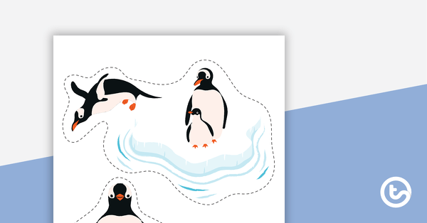 Penguins – Cut Out Decorations teaching resource