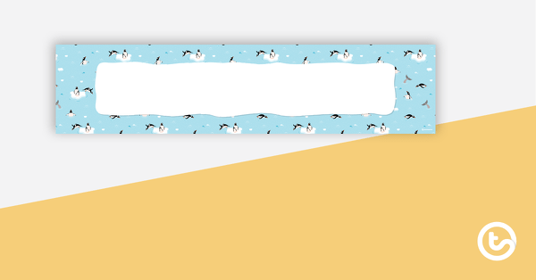 Penguins – Display Banner teaching resource