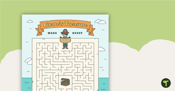 Go to Pirate's Treasure – Maze Quest teaching resource