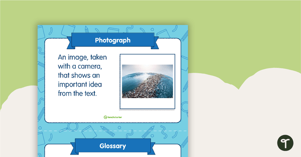 Text Features Flashcards teaching resource