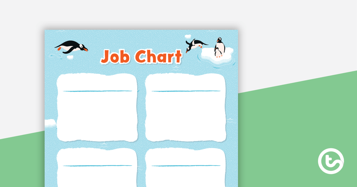 Penguins – Job Chart teaching resource
