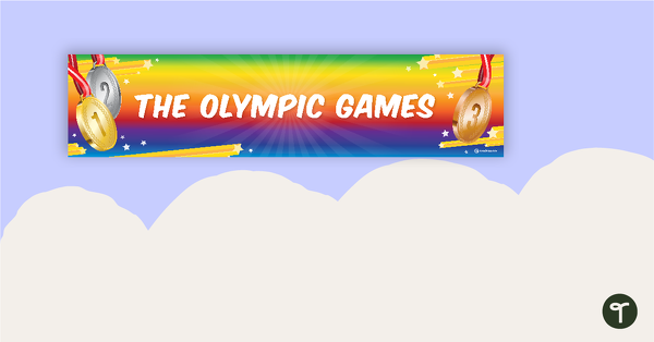 The Olympic Games Display Banner teaching resource