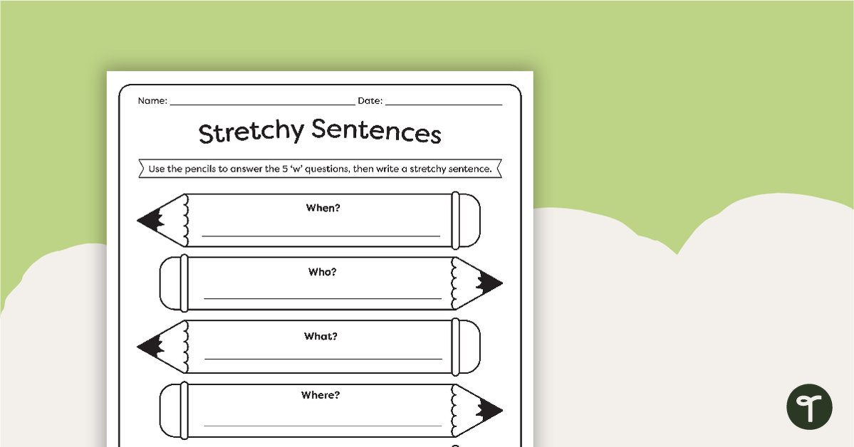stretchy-sentences-worksheet-teach-starter