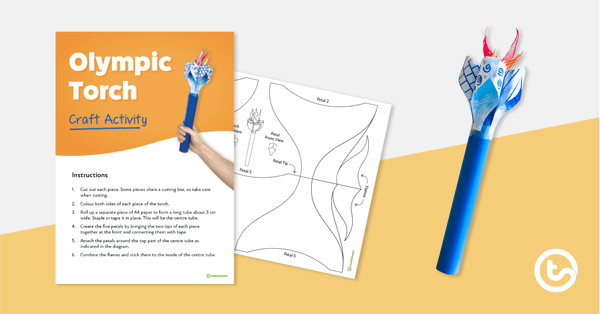 Preview image for Olympic Torch – Craft Activity - teaching resource