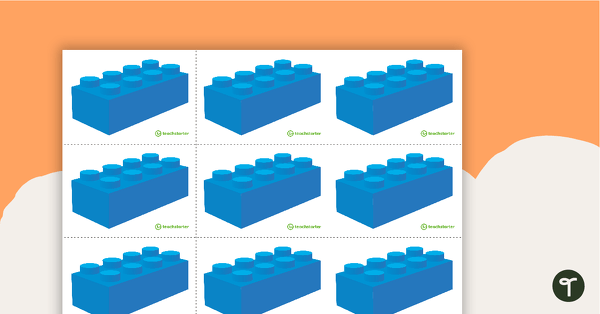 Brick/Block Labels teaching resource