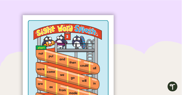 Go to Sight Word Splash Game - Set 2 teaching resource