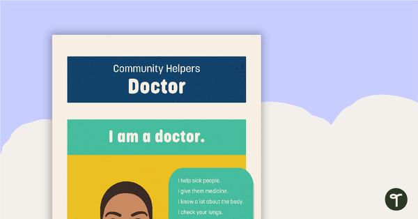 Go to Community Helpers: Doctor – Comprehension Worksheet teaching resource