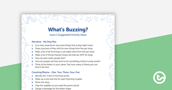 Reception Magazine - What's Buzzing? (Issue 1) teaching resource