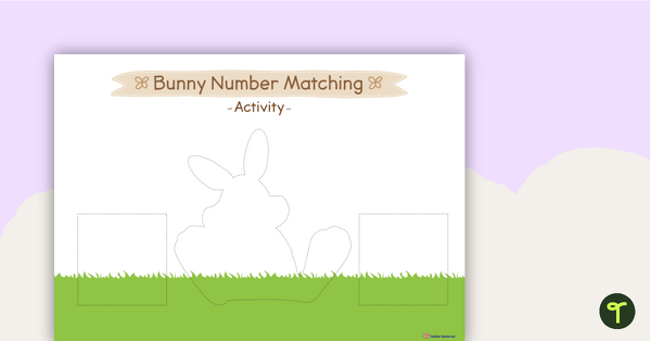 Preview image for Bunny Number Matching Activity - teaching resource