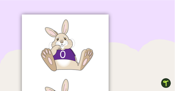 Bunny Number Matching Activity teaching resource