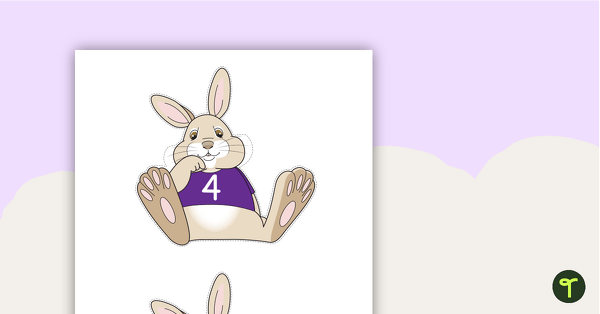 Bunny Number Matching Activity teaching resource