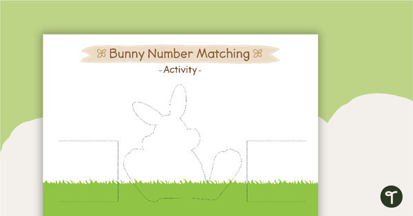 Go to Bunny Number Matching Activity teaching resource