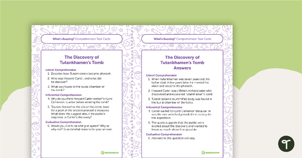 Year 6 Magazine – "What's Buzzing?" (Issue 3) Task Cards teaching resource