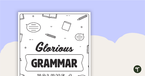 Preview image for Glorious Grammar (Early Years) Volume 1 – Worksheet Book - teaching resource