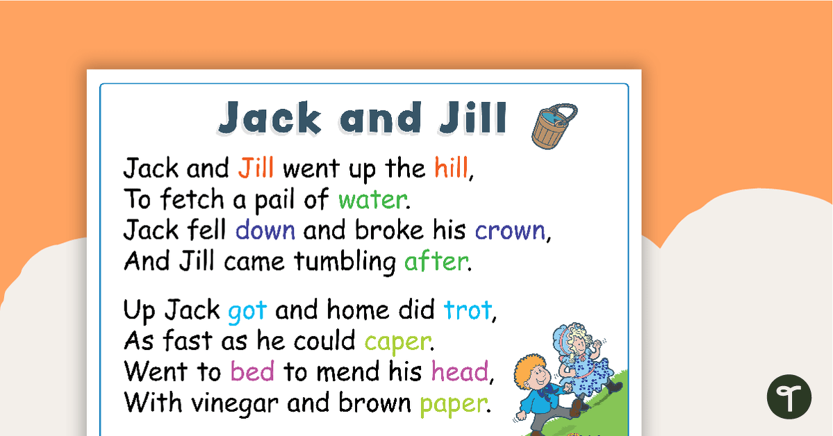jack and jill went up the hill lyrics