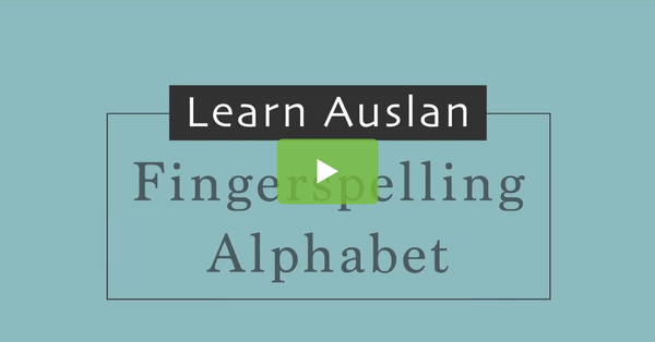 Image of Auslan Fingerspelling Video for Kids