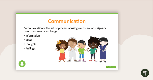 Communication - Past, Present and Future PowerPoint teaching resource