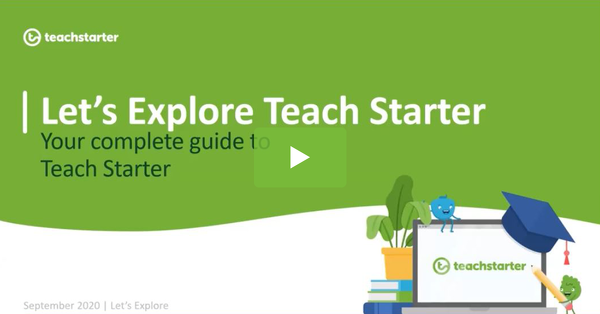 Go to Let's Explore Teach Starter - Your complete guide video