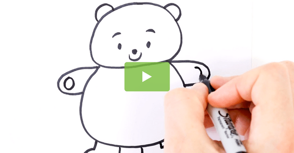 Go to How to Draw a Teddy Bear — Directed Drawing Video for Kids video