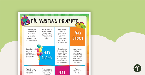 Go to Rio Writing Prompts teaching resource