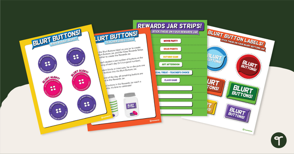 Preview image for Blurt Buttons - Classroom Management Strategy - teaching resource