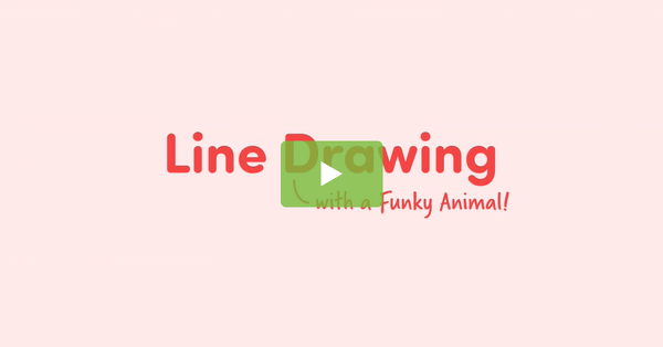 Go to Line Drawing With a Funky Animal video