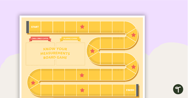 Preview image for Know Your Measurements Board Game - teaching resource