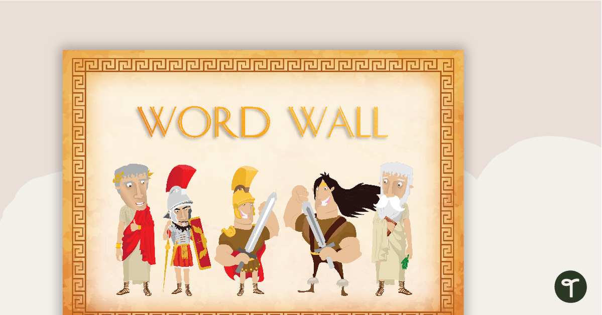 Ancient Rome - Word Wall Vocabulary teaching resource