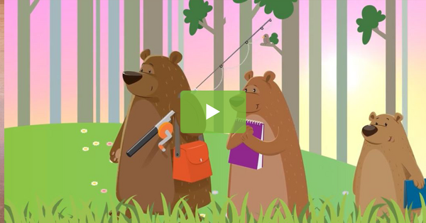 去童话活动——《金发姑娘和三只熊》视频