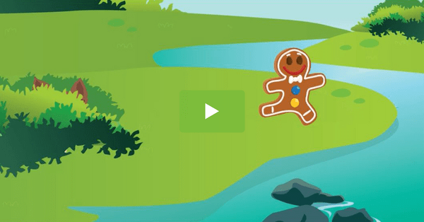 Go to Fairy Tale Activity - The Gingerbread Man video