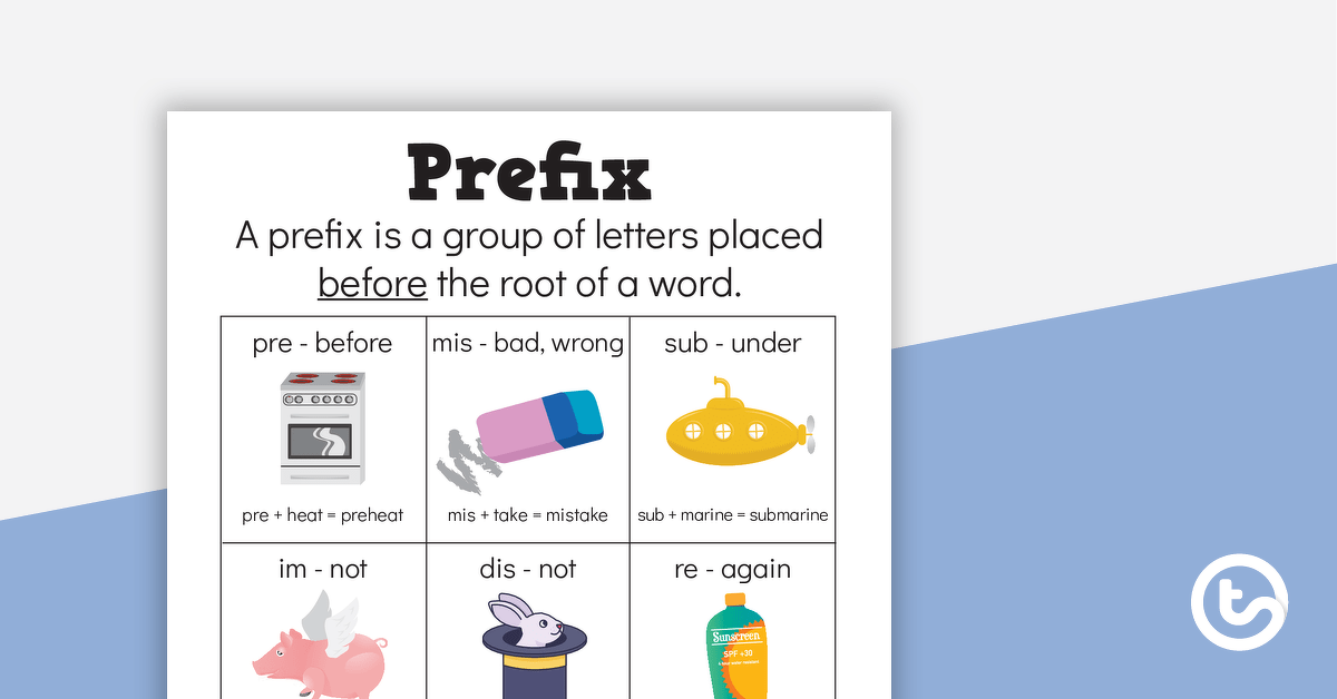 Playing with Prefixes Board Game | Teach Starter