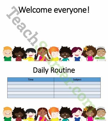 Image of Classroom Routines PowerPoint