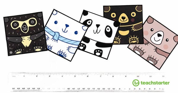 Go to Bear Squares | A Fun Informal Units of Measurement Activity blog